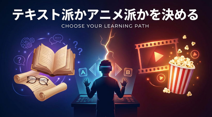 テキスト派かアニメ派かを決める