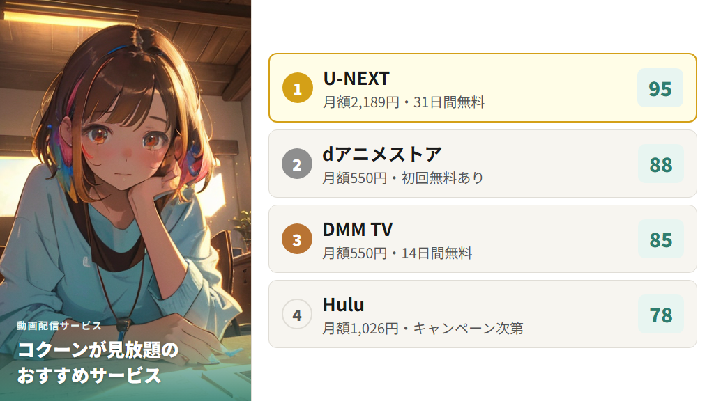 U-NEXTでコクーンを見放題視聴する方法と無料トライアル