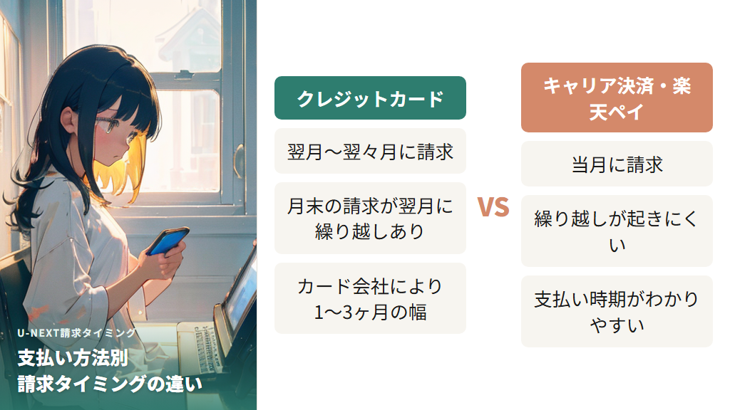 クレジットカード払いで請求が繰り越される仕組み