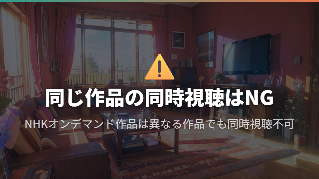 同時視聴制限エラーでログインできない場合の解決法