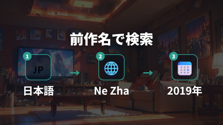 Amazonで見れるか確認するときは前作名で検索する