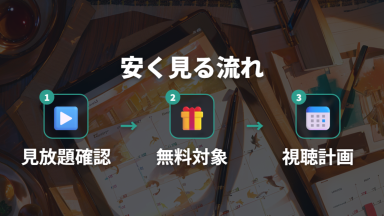 安く見れる配信サービスは無料トライアルの使い方で考える
