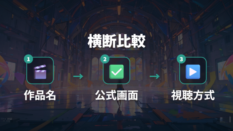 配信サービスを横断比較するときは非公式リンク集に注意する