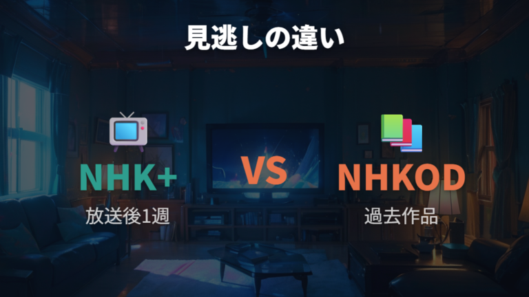 見逃し配信で見る方法はNHKプラスとNHKオンデマンドで違う