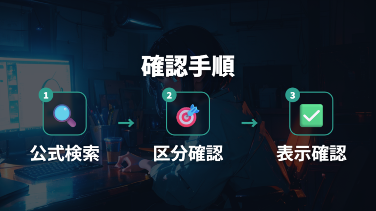 配信中サービスの確認方法は公式ページを起点にする