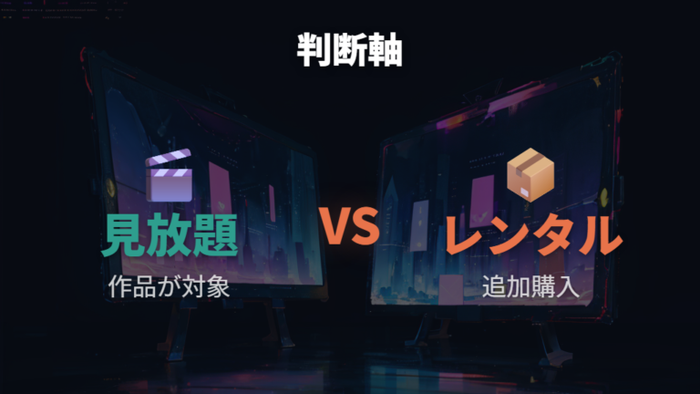 レンタルで見れる作品はPrime VideoやTELASAも確認する