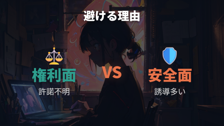 違法動画を避ける理由は権利面と安全面の両方にある