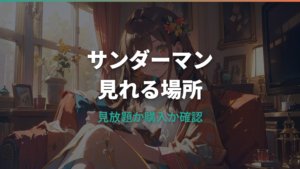 サンダーマンはどこで見れる?配信サービスと映画版の視聴先を整理