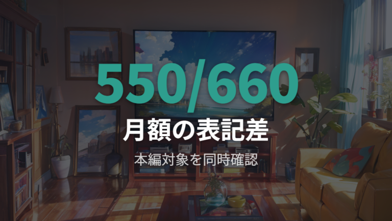 dアニメストアの配信状況は料金表記の違いに注意する