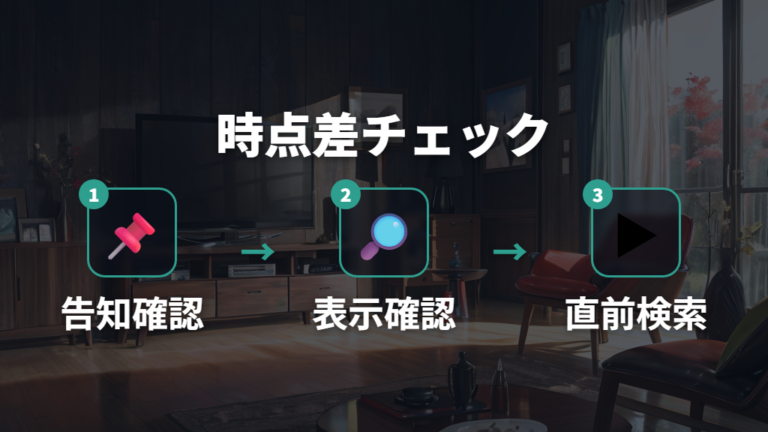 今見られる配信サービスは時点差に注意する