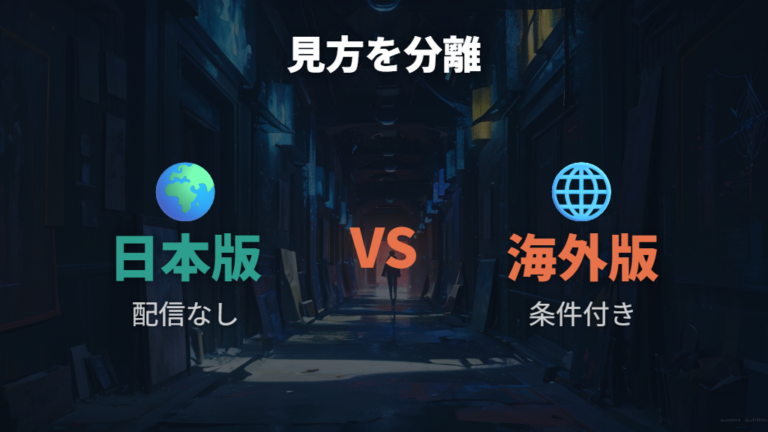 Netflixで見れるかは日本版と海外版の話を切り分ける