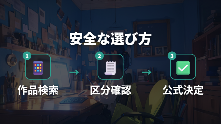 公式発表の配信情報から安全な視聴先を選ぶ