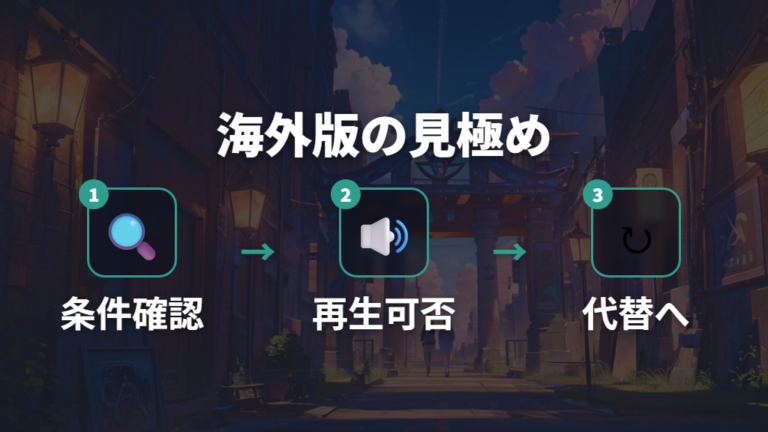 海外版NetflixやVPNの話は補足情報として読む