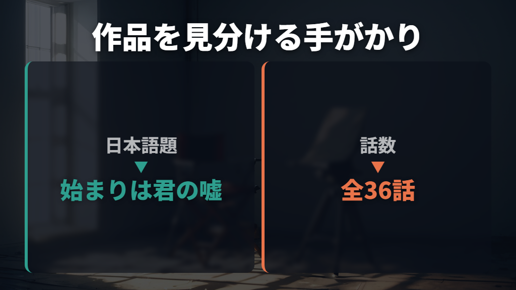 全36話の大人のラブロマンス｜あらすじと主要キャスト
